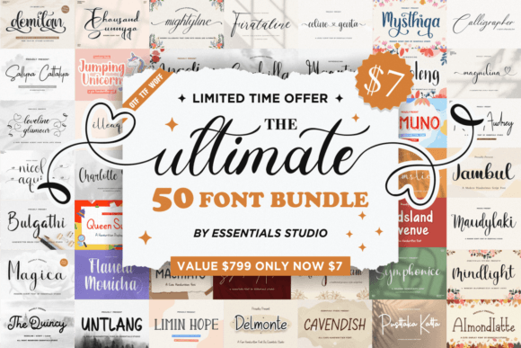 Download The Ultimate Crafting Font Bundle - Premium Resources
